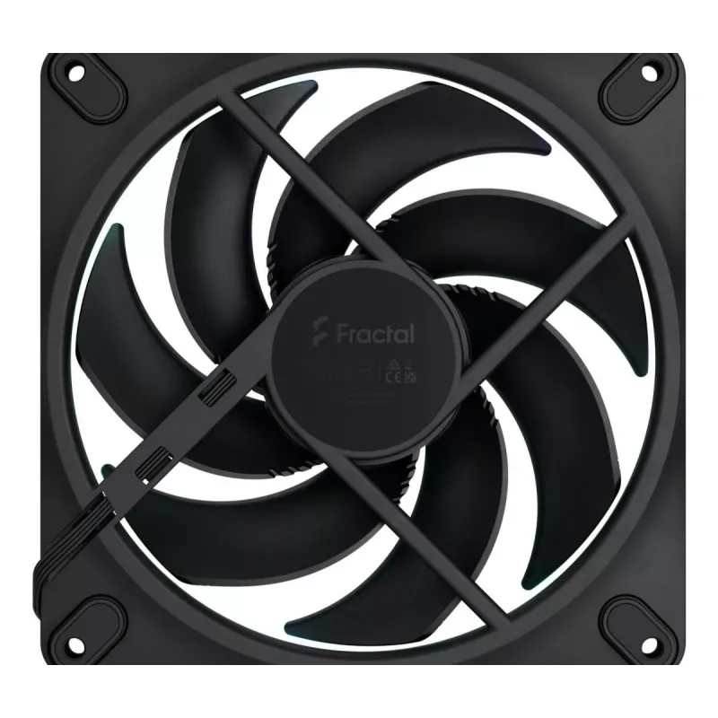 FRACTAL DESIGN Ventiliatorius Momentum 14 RGB 3 vnt. Juodas