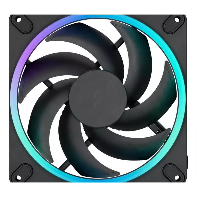 FRACTAL DESIGN Ventiliatorius Momentum 14 RGB 3 vnt. Juodas