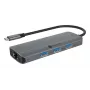 ICY BOX IB-DK4034a-CPD stalinė dokavimo stotelė USB 3.2 Gen 1 Type-C, aliuminis, sidabrinė
