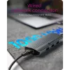 ICY BOX IB-DK4034a-CPD stalinė dokavimo stotelė USB 3.2 Gen 1 Type-C, aliuminis, sidabrinė