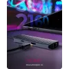 ICY BOX IB-DK4034a-CPD stalinė dokavimo stotelė USB 3.2 Gen 1 Type-C, aliuminis, sidabrinė