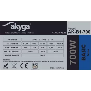 AKYGA AK-B1-700 700W ATX maitinimo blokas