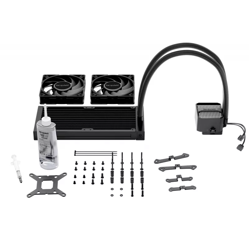 be quiet! Silent Loop 3 240 mm procesoriaus viskas viename skysto aušinimo sistema 12 cm Juoda 1 vnt.