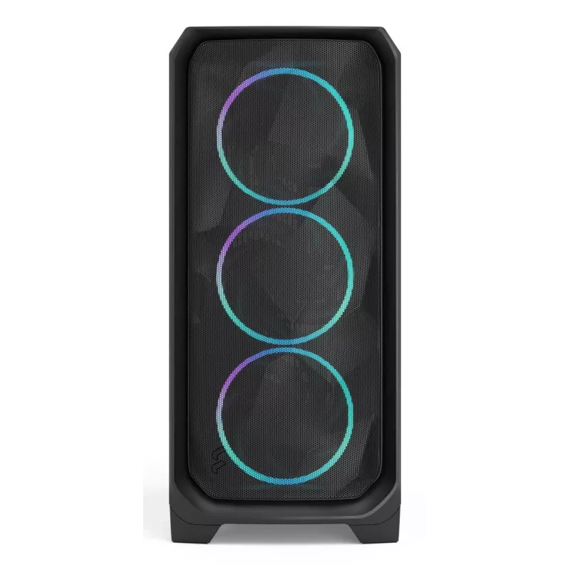 PC korpusas Fractal Design Meshify 3 Black RGB TG Light Tint ATX