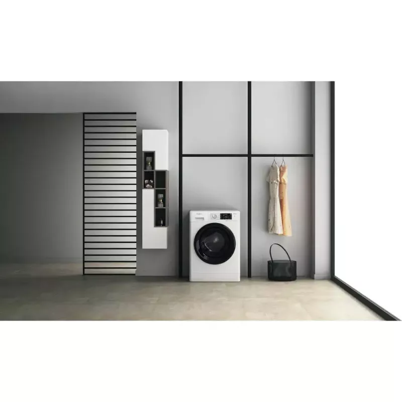 Whirlpool FFWDD1076258B skalbyklė su džiovykle Laisvai pastatoma Pakrovimas iš priekio Balta