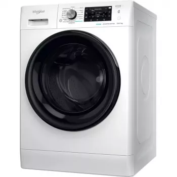 Whirlpool FFWDD1076258B skalbyklė su džiovykle Laisvai pastatoma Pakrovimas iš priekio Balta