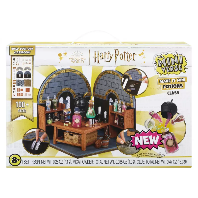 Miniverse Make It Mini Harry Potter Build It Set, 8 m., Haris Poteris, Įvairiaspalvis