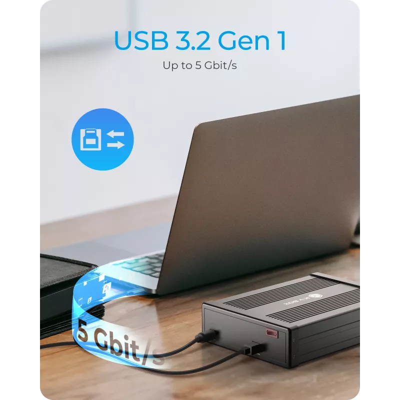 ICY BOX IB-525-U3 išorinis korpusas 5.25 inch SATA III juodas