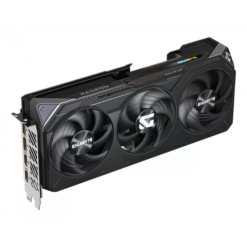 GIGABYTE Radeon RX 9070 XT GAMING OC 16G vaizdo plokštė - 16 GB GDDR6, 256 bit, PCI-E 5.0, 3060 MHz branduolio dažnis, 2 x DisplayPort, 2 x HDMI, GV-R9070XTGAMING OC-16GD