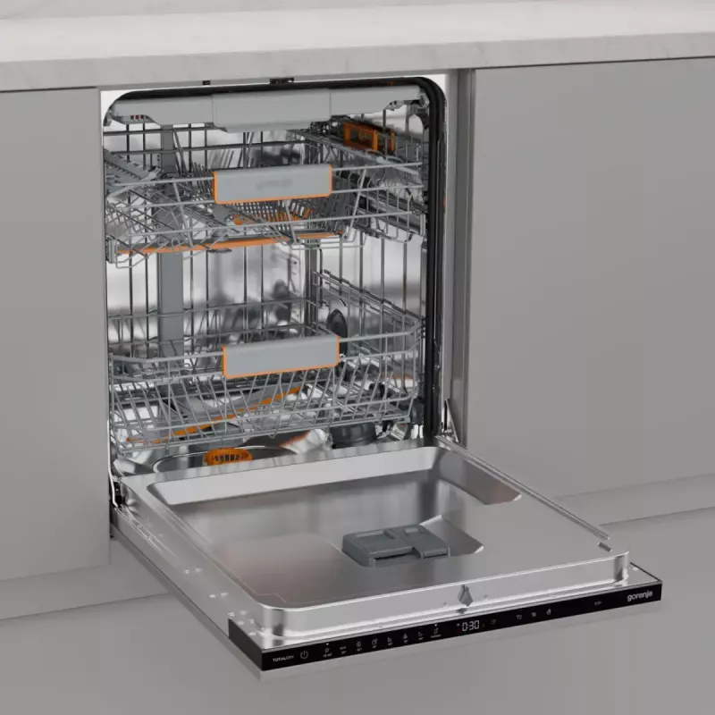Įmontuojamas indaplovė Gorenje GV673C65 14 stalvių Nerūdijantis plienas