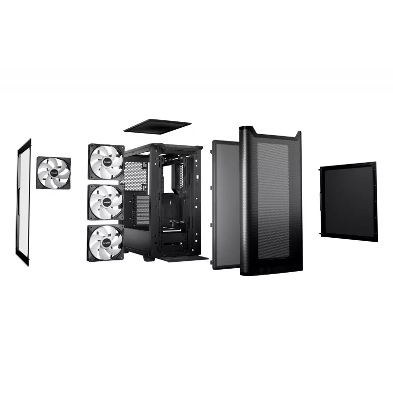 PC korpusas be quiet! Pure Base 501 DX Black Midi Tower