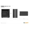 PC korpusas be quiet! Pure Base 501 DX Black Midi Tower