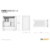 Korpusas be quiet! Pure Base 501 LX White Midi Tower