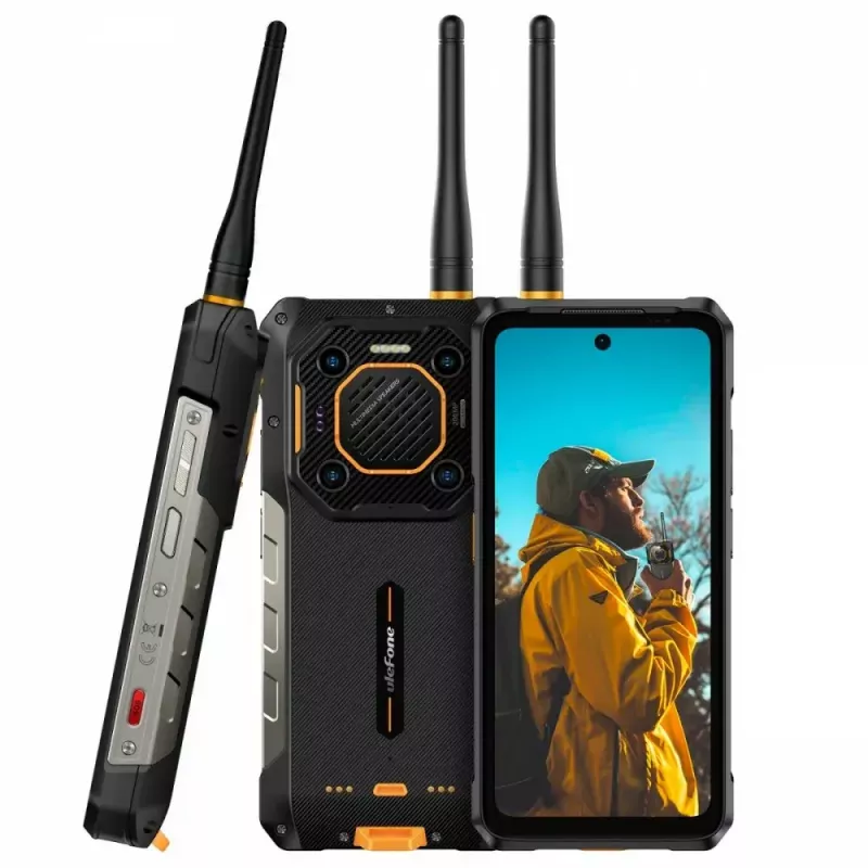 Išmanusis telefonas UleFone Armor 26 Ultra 6,1 colio 12GB RAM 512GB atminties Juoda