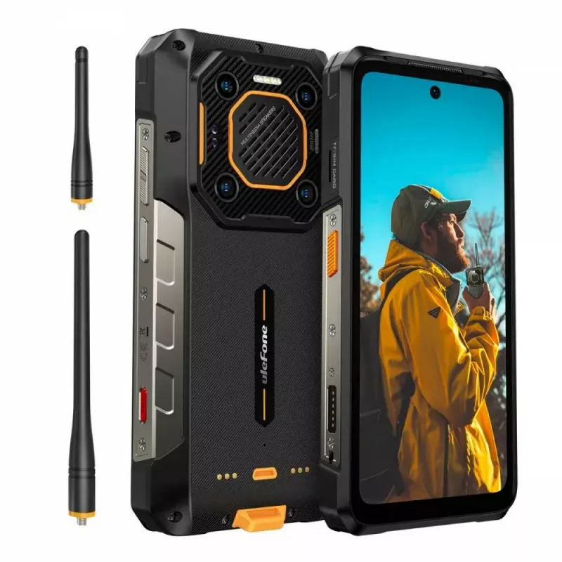 Išmanusis telefonas UleFone Armor 26 Ultra 6,1 colio 12GB RAM 512GB atminties Juoda