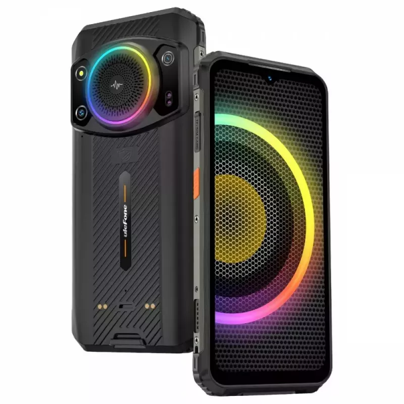 Išmanusis telefonas UleFone Armor 21 – 6,58 colių ekranas, 8 GB RAM, 256 GB atmintis, juoda
