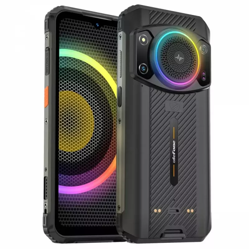 Išmanusis telefonas UleFone Armor 21 – 6,58 colių ekranas, 8 GB RAM, 256 GB atmintis, juoda