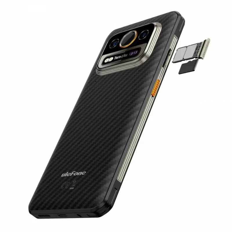 Išmanusis telefonas UleFone Armor 25T 6.0 colio 6/256GB Frost Black, energijos klasė B