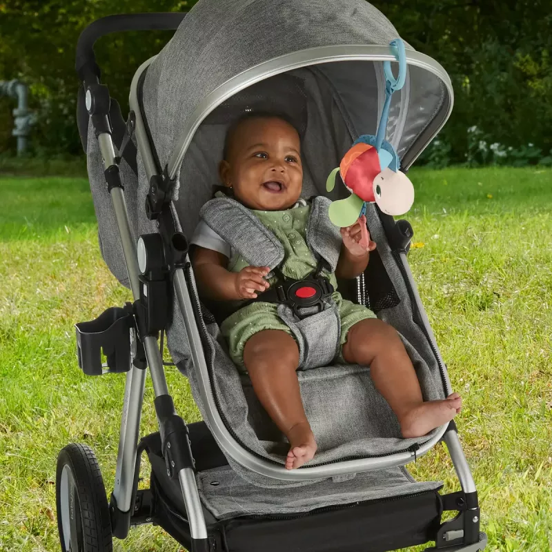 Fisher-Price Planet Friends Sea Me Bounce Vėžlys minkštas žaislas vežimėliui