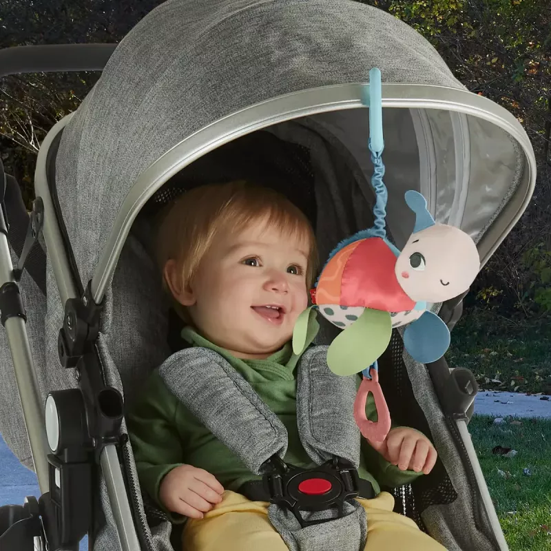 Fisher-Price Planet Friends Sea Me Bounce Vėžlys minkštas žaislas vežimėliui