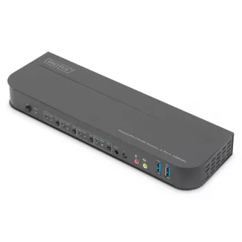 DIGITUS KVM jungiklis 4x1 DP DP/HDMI Out USB 4Kx2K 60Hz