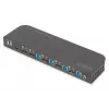 DIGITUS KVM jungiklis 4x1 DP DP/HDMI Out USB 4Kx2K 60Hz