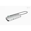 i-tec Metal USB-C Nano 3x Display Dock, 2x HDMI 1x USB-C vaizdo išvestis su Power Delivery 140W ir Universal Charger 140W