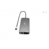 i-tec Metal USB-C Nano 3x Display Dock, 2x HDMI 1x USB-C vaizdo išvestis su Power Delivery 140W ir Universal Charger 140W