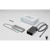 i-tec Metal USB-C Nano 3x Display Dock, 2x HDMI 1x USB-C vaizdo išvestis su Power Delivery 140W ir Universal Charger 140W