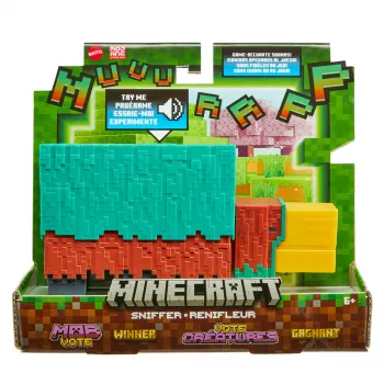 Minecraft Sniffer veikėjo figūrėlė su žaidimo garsais, 3,25 colio mastelio kolekcinis žaislas