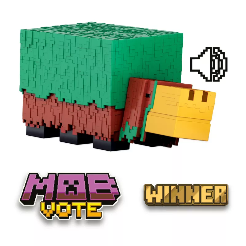 Minecraft Sniffer veikėjo figūrėlė su žaidimo garsais, 3,25 colio mastelio kolekcinis žaislas