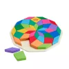 Medinis mandalinis geometrinis dėlionės žaislas Fisher-Price HXT94, 40 detalių