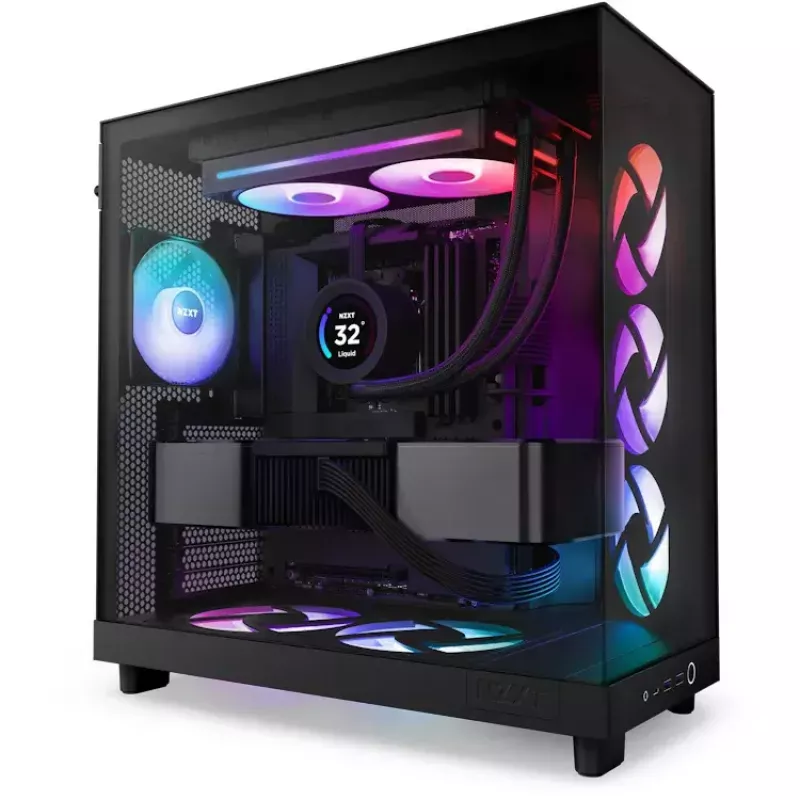 Ventiliatorių blokas NZXT RF-U24HF-B1 120 mm 500-2400 RPM juodas