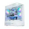 Korpusas Zalman P40 Prism White Midi Tower