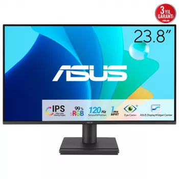 ASUS VA249HG monitorius 60,5 cm (23,8 colio) 1920 x 1080 pikselių Full HD LCD juodas