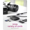 ICY BOX IB-CR302-CU3 kortelių skaitytuvas USB 3.2 Gen 1 (3.1 Gen 1) Type-A juodas
