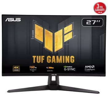 ASUS TUF Gaming VG27UQ1A monitorius 68.6 cm (27 colių) 3840 x 2160 pikseliai 4K Ultra HD LCD juodas