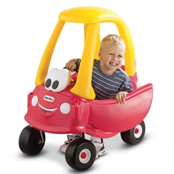 Little Tikes Cozy Coupe vaikiškas automobilis, stumiamas, 1,5–5 m., 4 ratai, įvairiaspalvis