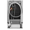 Įmontuojamas indaplovė Electrolux EES42210IX 45 cm siaura, 9 komplektai, 44 dB, AirDry, 8 programų