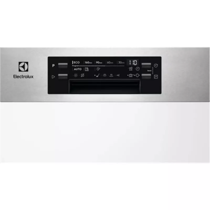 Įmontuojamas indaplovė Electrolux EES42210IX 45 cm siaura, 9 komplektai, 44 dB, AirDry, 8 programų