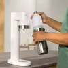 BRITA Carbonator 1046730 Baltas – kompaktiškas gazuoto vandens aparatas su 2 stikliniais buteliais