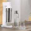 BRITA Carbonator 1046730 Baltas – kompaktiškas gazuoto vandens aparatas su 2 stikliniais buteliais