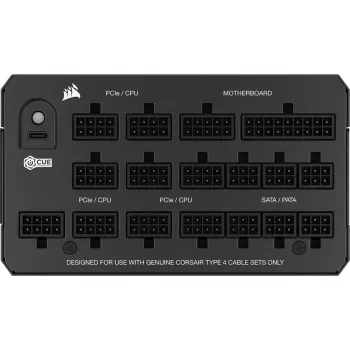 Maitinimo blokas CORSAIR HX1200 1200 W ATX 24-pin pilnai modulinis 80 PLUS Platinum juodas 14 cm ventiliatorius