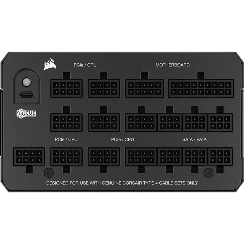 Maitinimo blokas CORSAIR HX1200 1200 W ATX 24-pin pilnai modulinis 80 PLUS Platinum juodas 14 cm ventiliatorius