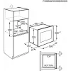 Solo mikrobangų krosnelė Electrolux LMS2203EMX — 700 W, 20 L, nerūdijantis plienas/juoda, įmontuojama (56×35×38 cm)
