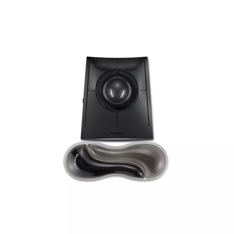 Kensington K62438WW Slim Duo Gel pelės / rutulinės pelės riešo atrama, 192 x 72 x 22 mm, pilka