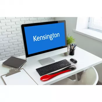 Kensington Slim Duo Gel riešų atrama klaviatūrai - raudona