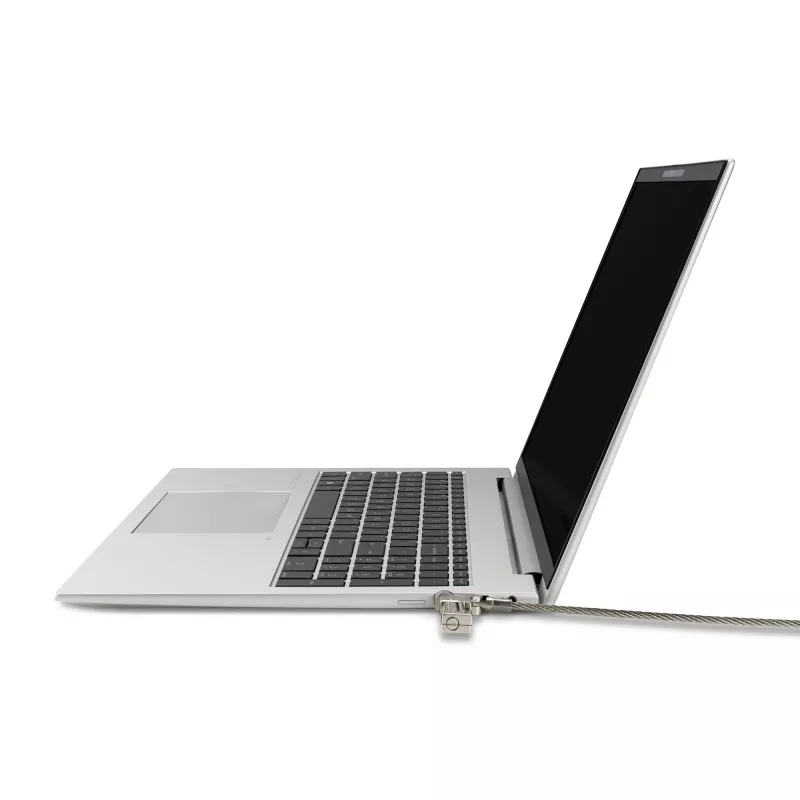 Kensington Slim NanoSaver 2.0 EQ kombinacinis nešiojamojo kompiuterio spyna, 1,8 m, nerūdijantis plienas, cinko plienas, sidabrinė
