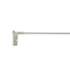 Kensington Slim NanoSaver 2.0 EQ kombinacinis nešiojamojo kompiuterio spyna, 1,8 m, nerūdijantis plienas, cinko plienas, sidabrinė