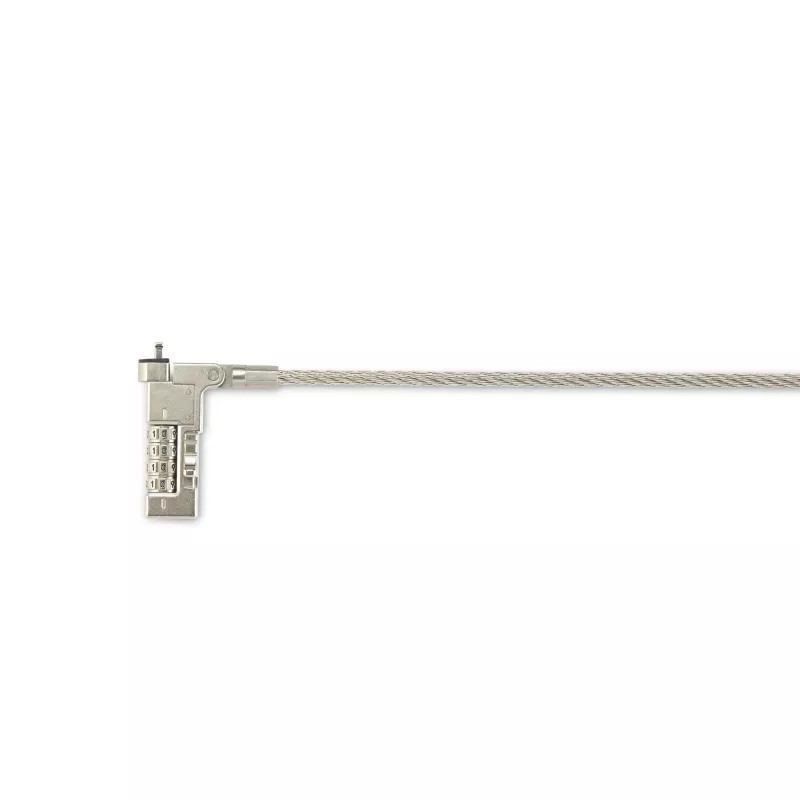 Kensington Slim NanoSaver 2.0 EQ kombinacinis nešiojamojo kompiuterio spyna, 1,8 m, nerūdijantis plienas, cinko plienas, sidabrinė